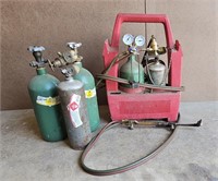 Portable Cutting Torch w/ extra tanks