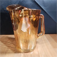 Jeanette Honeycomb Marigold iridescent pitcher