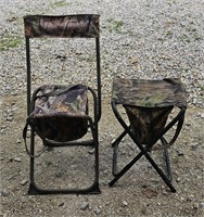 2pc RealTree Hunters Outdoor Folding Chair