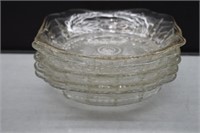 5 FEDERAL COLUMBIA CLEAR LOW COUPE SOUP BOWL