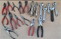 Pliers, Vice Grips & Adjustable Wrenches