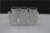 SET of 6 ANTIQUE PENNSYLVANIA TOY TUMBLER