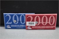 2000 P & D Uncirculated coin sets