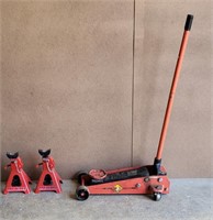 Allied 3 Ton Floor Jack w/ Jack Stands