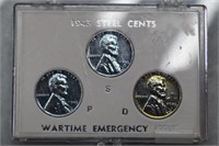 1943 PDS Steel Cents