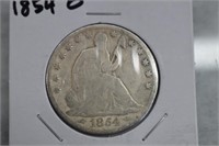 1854-O Seated Liberty Half | 90% Silver Coin