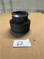 Rubber pipe fitting 6x4