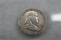 1950 Franklin Half | 90% Silver Coin