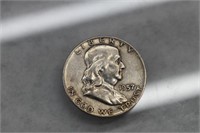 1957-D Franklin Half | 90% Silver Coin