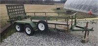 Zieman trailer 13.5' 2" ball hitch 4' ramp tail