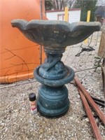 3' concrete bird bath.