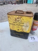 John Deere transmission oil can.