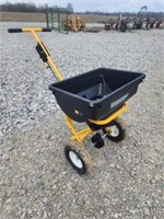 Yardworks lawn spreader.