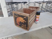 Old Red Mule peppers wood crate.