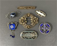 Victorian Brooches Lot