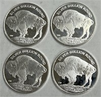 One Ounce .999 Fine Silver Buffalo Round