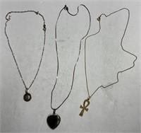 Lot of 3 Assorted Necklaces