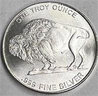 1 Ounce .999 Fine Silver Buffalo Round!