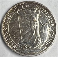 2015 Britannia 1 Ounce .999 Fine Silver