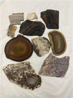 Assortment of Interesting Slabs of Rocks