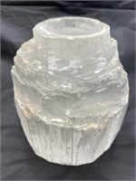 Selenite, Possibly Candle Holder