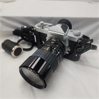 Nikkormat Camera w/ 62mm Lens