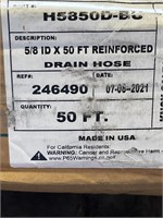 5/8" ID X 50' Reinforced drain hose