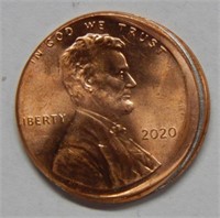 2020 Lincoln Cent Off Center Punch