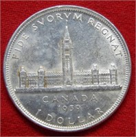 1939 Canada Dollar - Parliament
