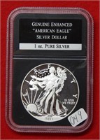 2013 W American Eagle Enhanced 1 Ounce Silver ***