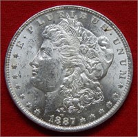 1887 O Morgan Silver Dollar