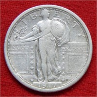 1917 Standing Liberty Silver Quarter Type I