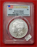 2023 Morgan Silver Dollar PCGS MS69