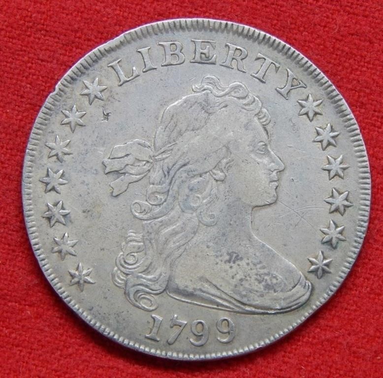 1799 Heraldic Eagle Bust Silver Dollar