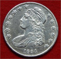 1834 Bust Silver Half Dollar