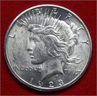 1923 S Peace Silver Dollar