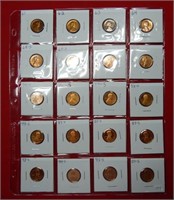 (20) Lincoln Proof Cents