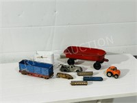 collection of cast & plastic toys