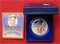 2000 American Eagle Colorized 1 Ounce Silver