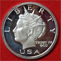 2003 American Liberty $10 Commem 1 Oz Silver