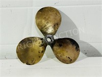 antique brass propeller - 10"