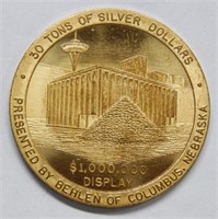 1962 Seattle Worlds Fair- 30 Tons of Silver $ Comm