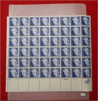 Sheet of US Stamps - 20 Cents-Eleanor Roosevelt