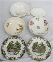 Mixed Painted Plate Set
