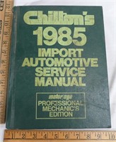 Chilton's  1985 Import Service Manual