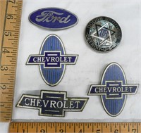 Chevrolet Ford Dodge Radiator Emblems