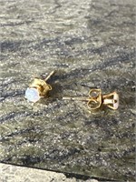 14k Gold Opal Earrings #2