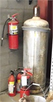 PROPANE TANK & FIRE EXTINGUISHERS