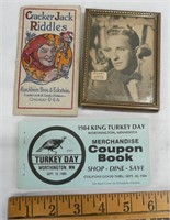 Cracker Jack Riddles, Bing Crosby, 1984 Turkey Day