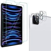 QHOHQ [2+2 Pack Tempered Glass Screen Protector fo
